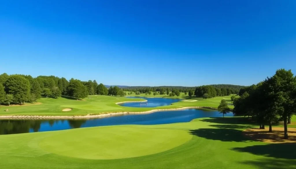 An image of the Lakowe Lakes Golf Course