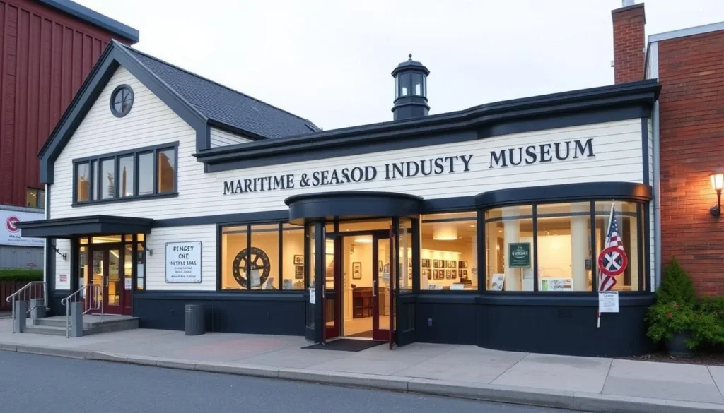 An image of the Maritime & Seafood Industry Museum's exterior or a notable exhibit.