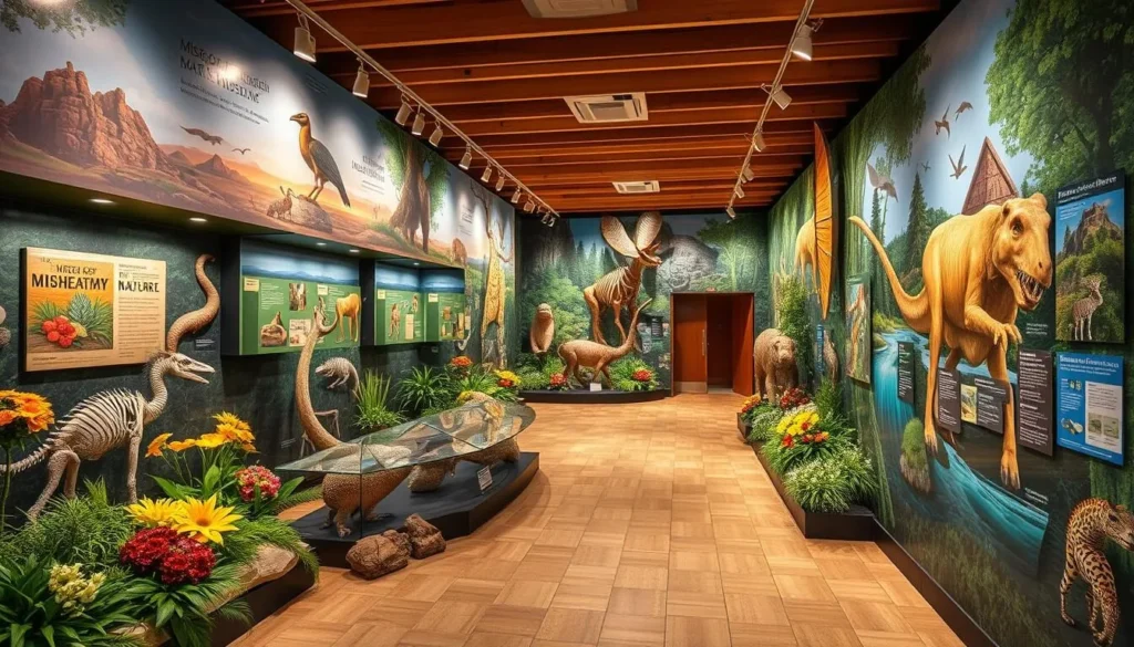 An image of the Missouri State Museum's exhibit showcasing Missouri's natural history.