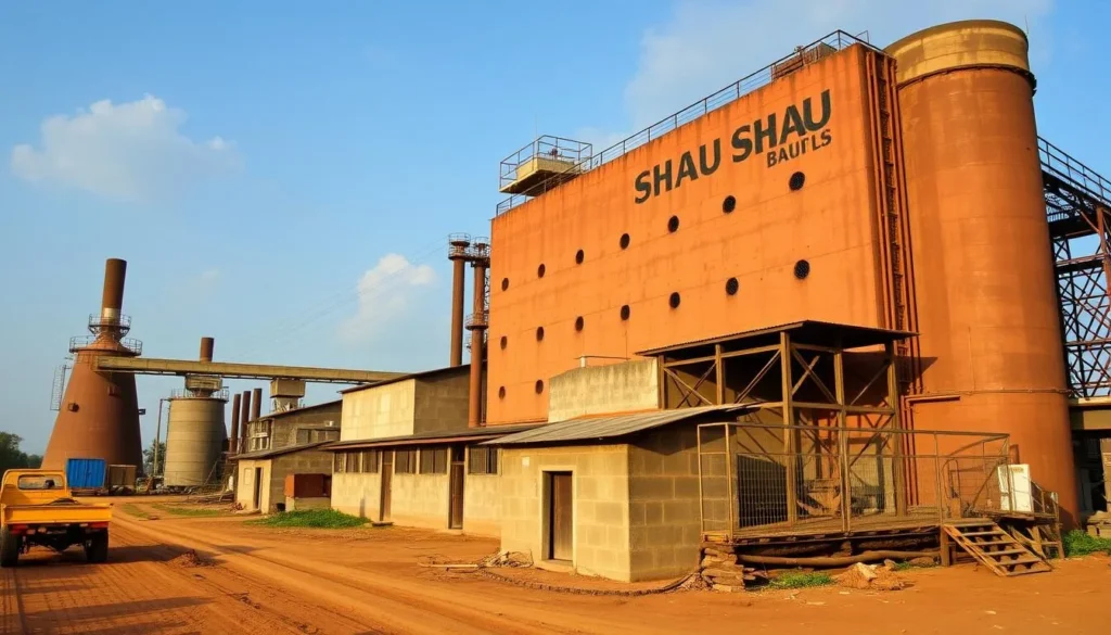 An image of the Shau Shau Iron Smelting Works in Bauchi, Nigeria