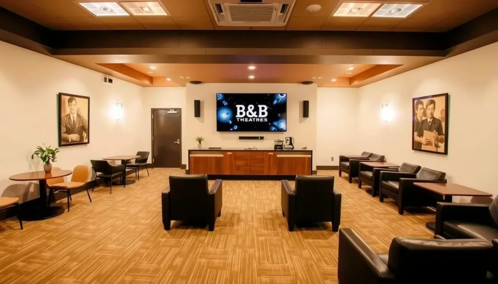 An image of the interior of B&B Theatres with its modern amenities