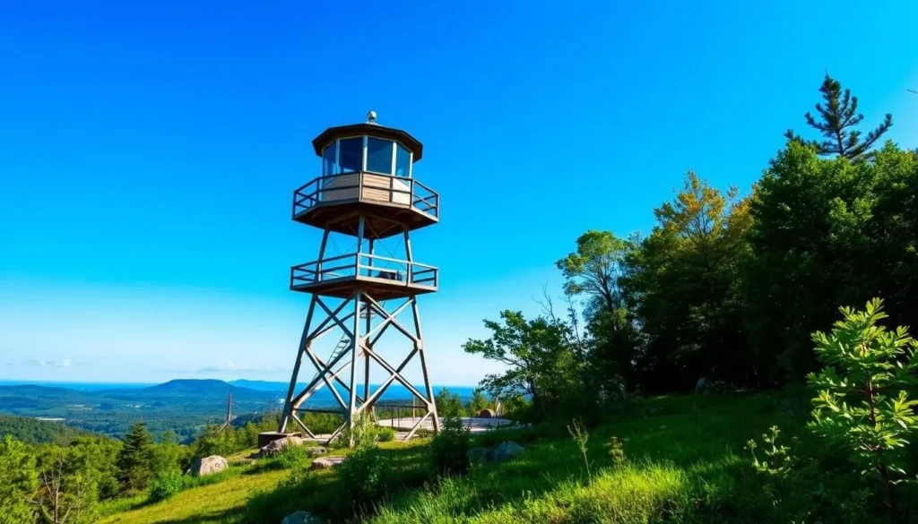 An image of the observation tower at Taum Sauk Mountain State Park