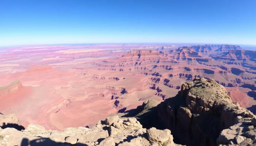 An image of the panoramic view from the top of Black Mesa State Park