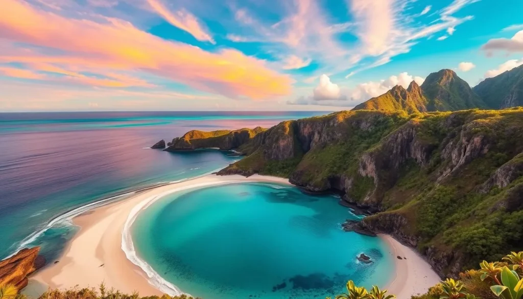 Anahoa Beach on Ua Pou Island, French Polynesia