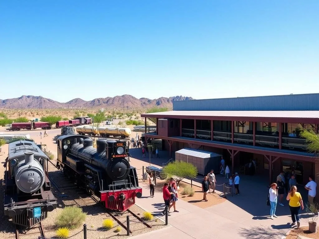 Arizona Railway Museum in Chandler with historic trains Arizona Railway Museum in Chandler with historic trains