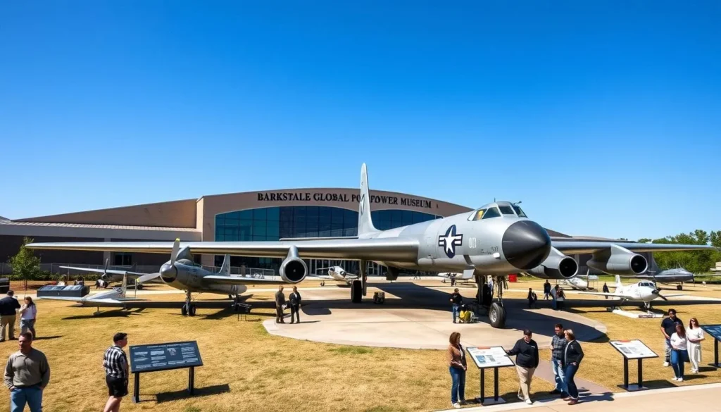 Barksdale Global Power Museum aircraft display in Bossier City, Louisiana Barksdale Global Power Museum aircraft display in Bossier City, Louisiana