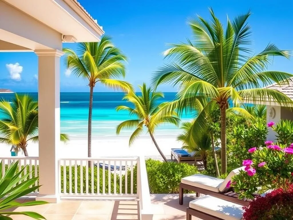 Beachfront villa accommodations at Shoal Bay Villas with direct beach access Beachfront villa accommodations at Shoal Bay Villas with direct beach access