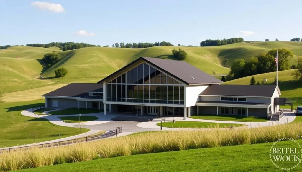 Bethel Woods Center for the Arts in Sullivan County New York, site of the 1969 Woodstock festival