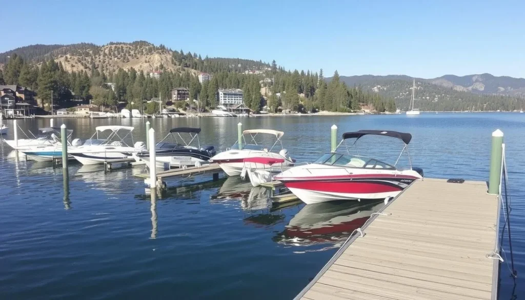 Big Bear Lake boat rentals at Big Bear Marina