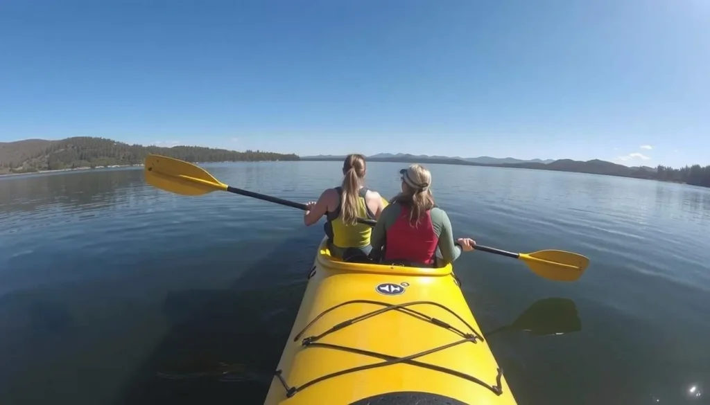 Big Bear Lake kayak rentals at Paddles and Pedals