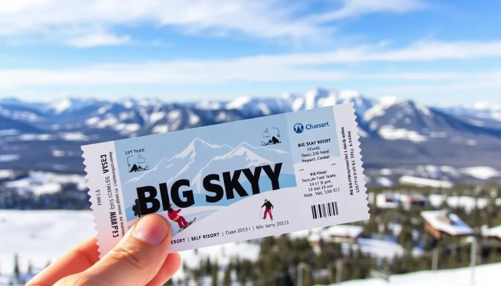 Big Sky Resort lift tickets image