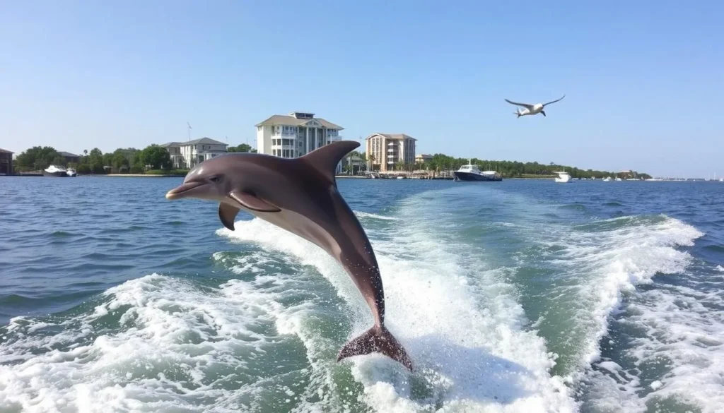 Biloxi boat tours with dolphin watching excursions