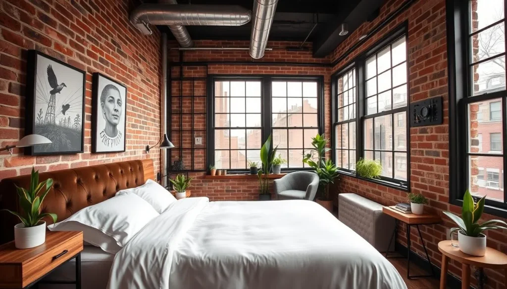 Boutique hotel in Williamsburg, Brooklyn featuring modern design elements Boutique hotel in Williamsburg, Brooklyn featuring modern design elements