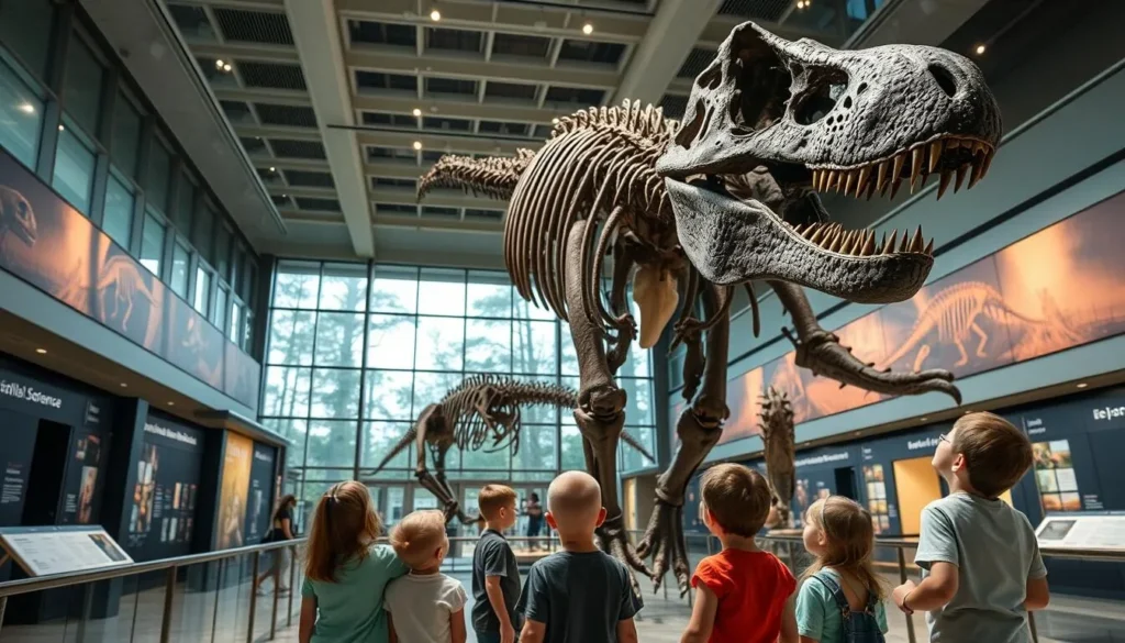 Buffalo Museum of Science dinosaur exhibit in Erie County New York Buffalo Museum of Science dinosaur exhibit in Erie County New York