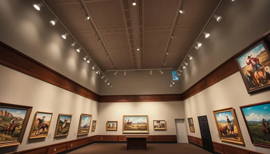 C.M. Russell Museum in Great Falls Montana showing Western art displays C.M. Russell Museum in Great Falls Montana showing Western art displays