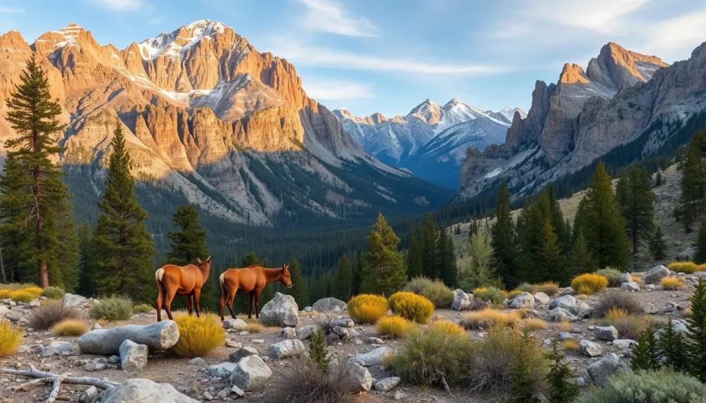 Capture the majestic wildlife and breathtaking landscapes of the Sierra Nevada Mountains.