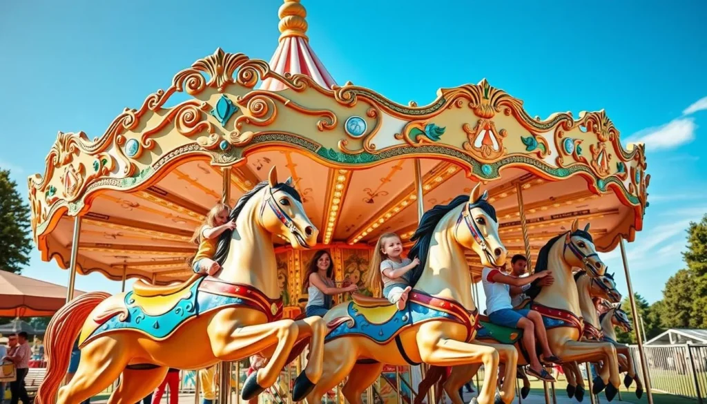 Carousel at Eldridge Park, family-friendly Chemung County, New York things to do Carousel at Eldridge Park, family-friendly Chemung County, New York things to do