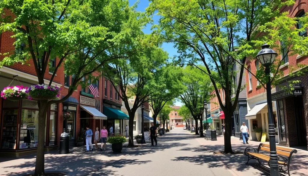 Charming downtown Norwich shopping district, showcasing one of the best things to do in Chenango County New York Charming downtown Norwich shopping district, showcasing one of the best things to do in Chenango County New York