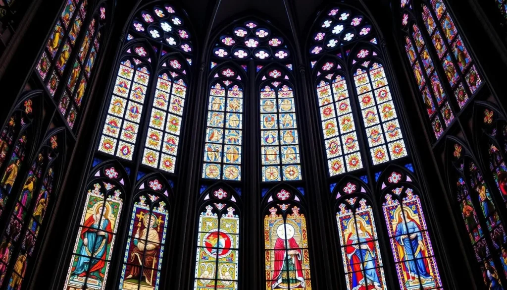 Chartres Cathedral stained glass windows