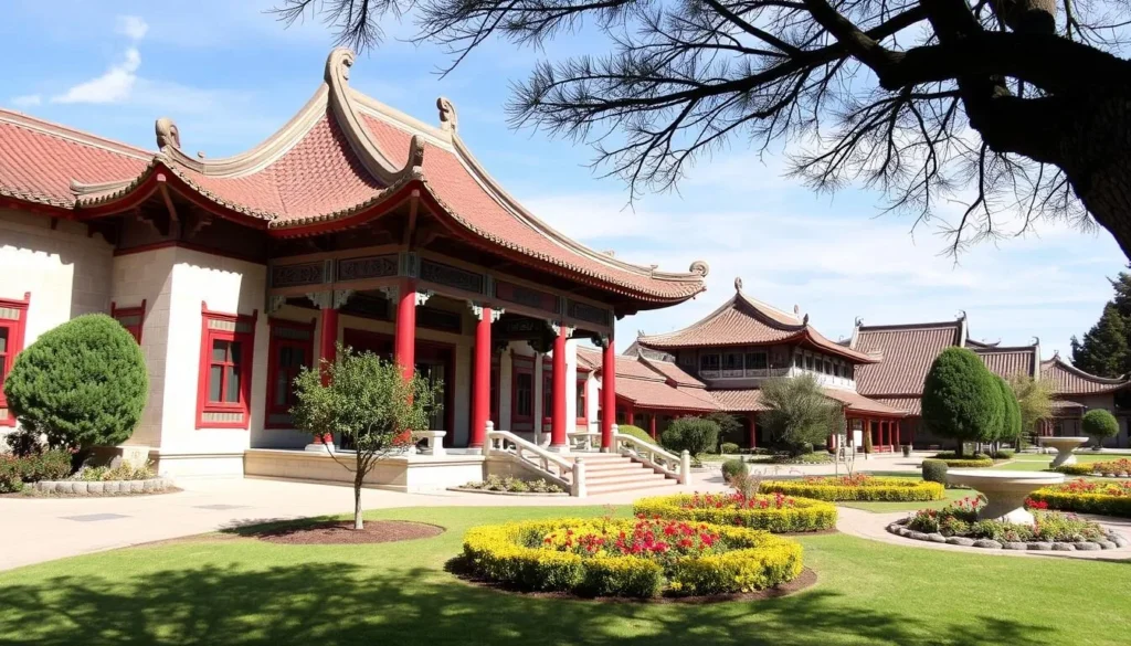 Chinese Temple and Museum complex in Oroville Butte County California Chinese Temple and Museum complex in Oroville Butte County California