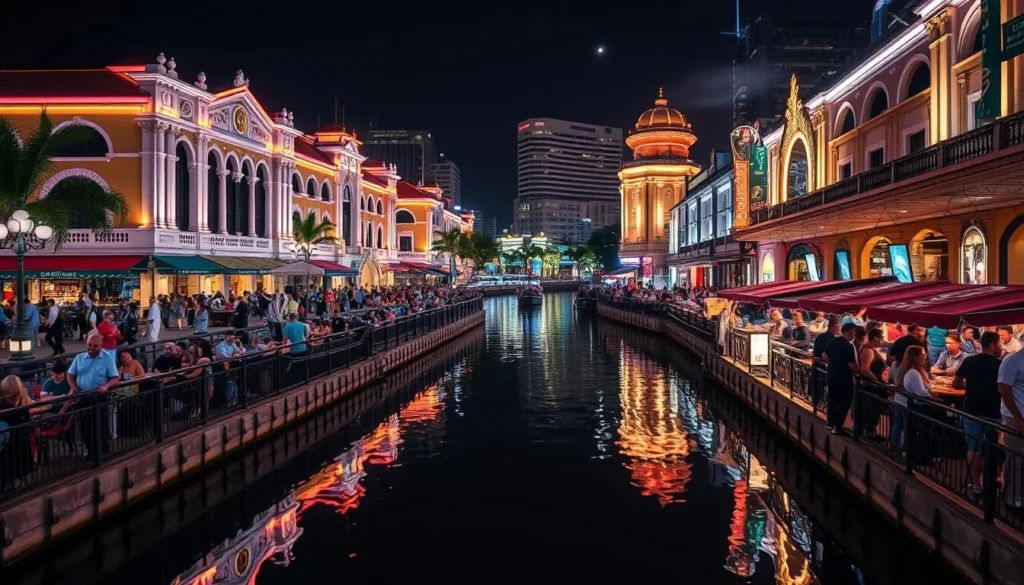 Clarke Quay Singapore nightlife image