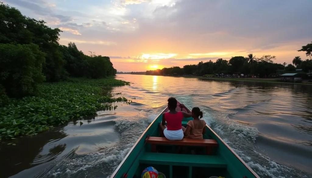 Congo River boat tour in Brazzaville