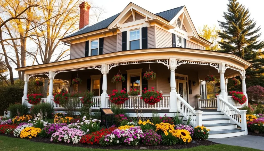 Cozy bed and breakfast in Wayne County, New York with Victorian architecture and garden Cozy bed and breakfast in Wayne County, New York with Victorian architecture and garden
