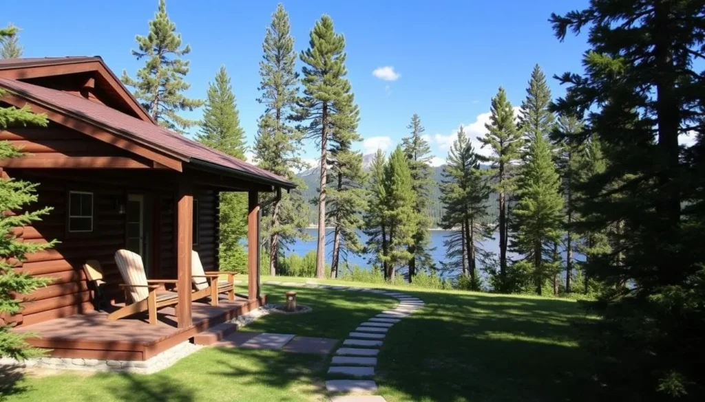 Cozy cabin accommodation near a lake in Plumas County California