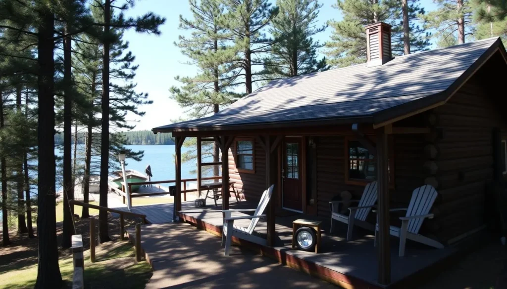 Cozy lakeside cabin on Great Sacandaga Lake in Fulton County, New York Cozy lakeside cabin on Great Sacandaga Lake in Fulton County, New York