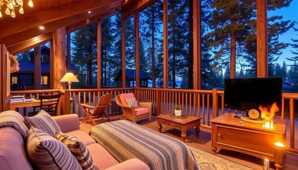 Cozy vacation rentals and cabins in Kings Beach, Lake Tahoe, suitable for groups and families.