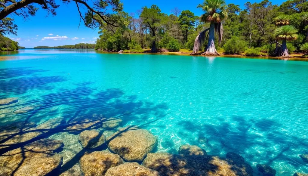 Crystal clear waters of Edward Ball Wakulla Springs State Park, the premier Wakulla County, Florida things to do destination Crystal clear waters of Edward Ball Wakulla Springs State Park, the premier Wakulla County, Florida things to do destination