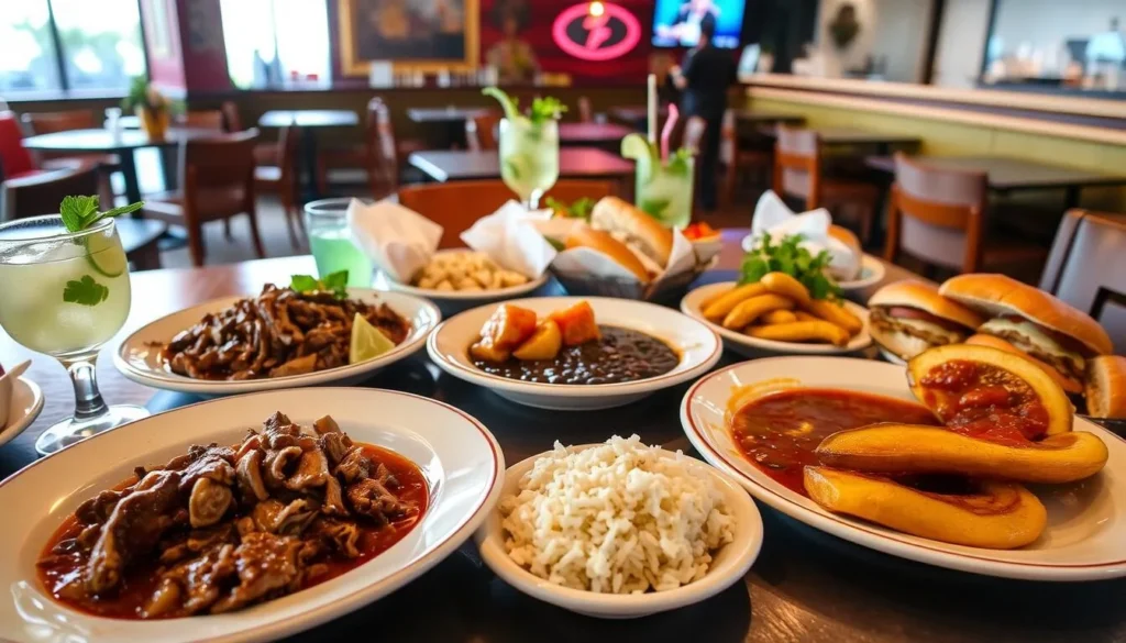 Cuban cuisine in Little Havana, showcasing Miami's diverse food scene and best things to do in Miami Florida Cuban cuisine in Little Havana, showcasing Miami's diverse food scene and best things to do in Miami Florida