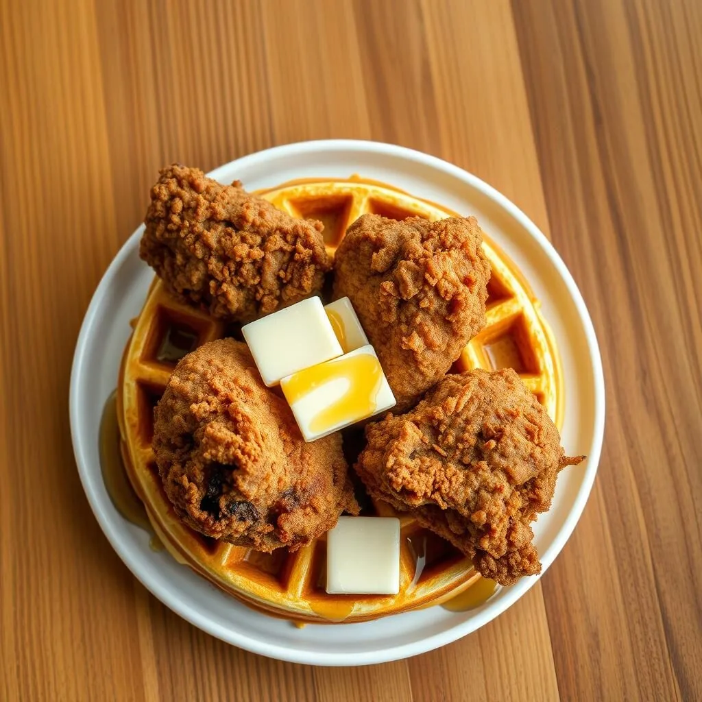 Dame's Chicken and Waffles in Durham North Carolina Dame's Chicken and Waffles in Durham North Carolina