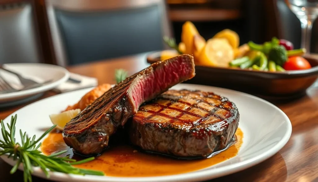 Delicious Nebraska steak dinner at a Bellevue restaurant Delicious Nebraska steak dinner at a Bellevue restaurant