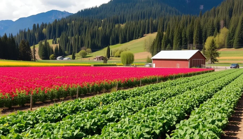 Discover the Cascade Mountains' agricultural delights