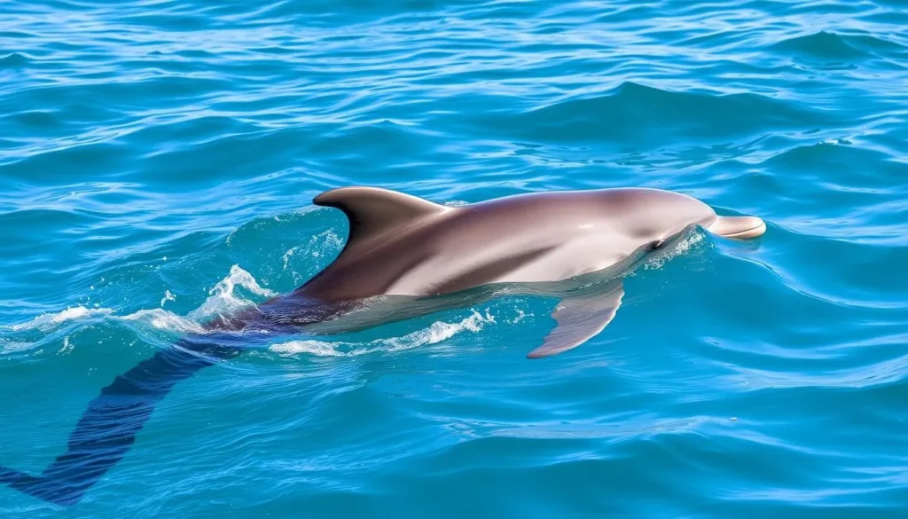Dolphin swimming in the waters of Pinellas County Florida Dolphin swimming in the waters of Pinellas County Florida