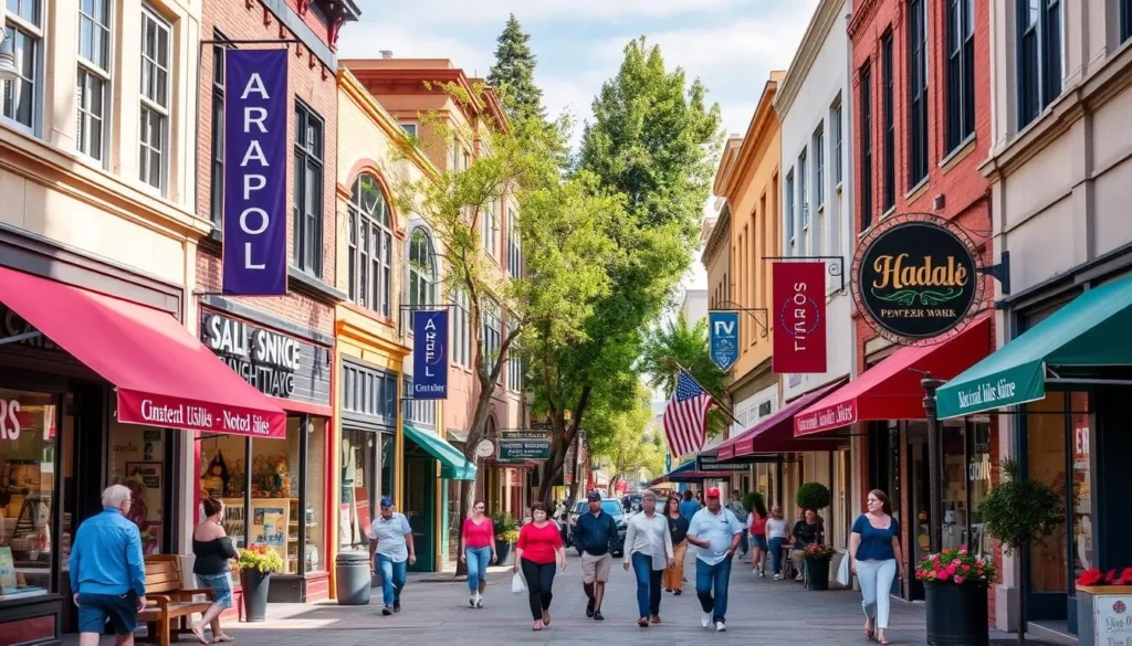 Downtown San Rafael shopping district image