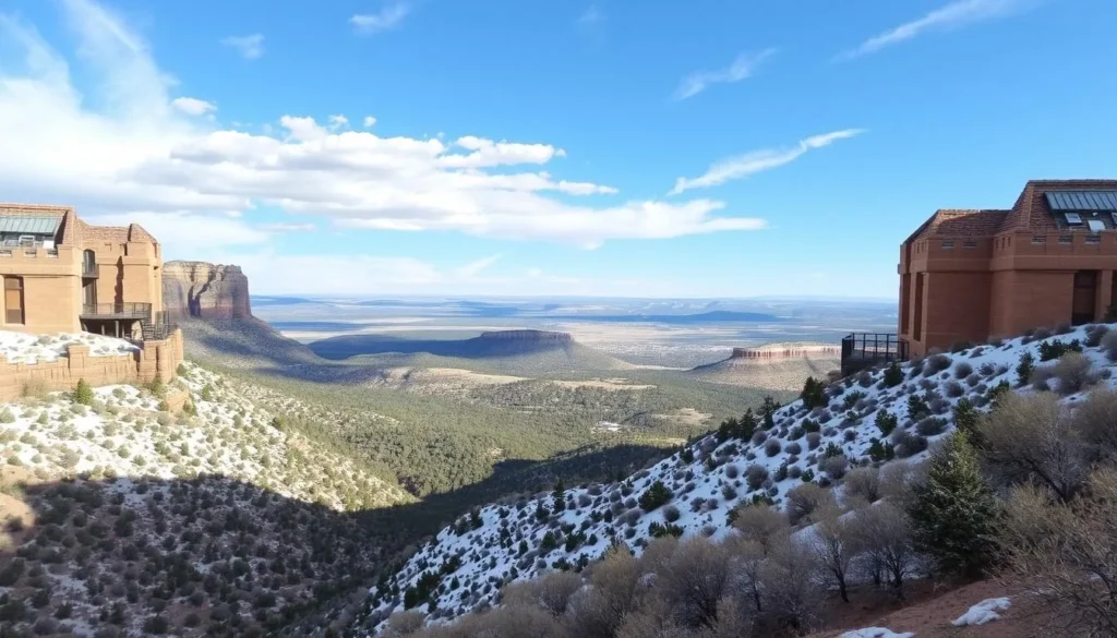 Enjoy outdoor activities like hiking and skiing in New Mexico's stunning landscapes