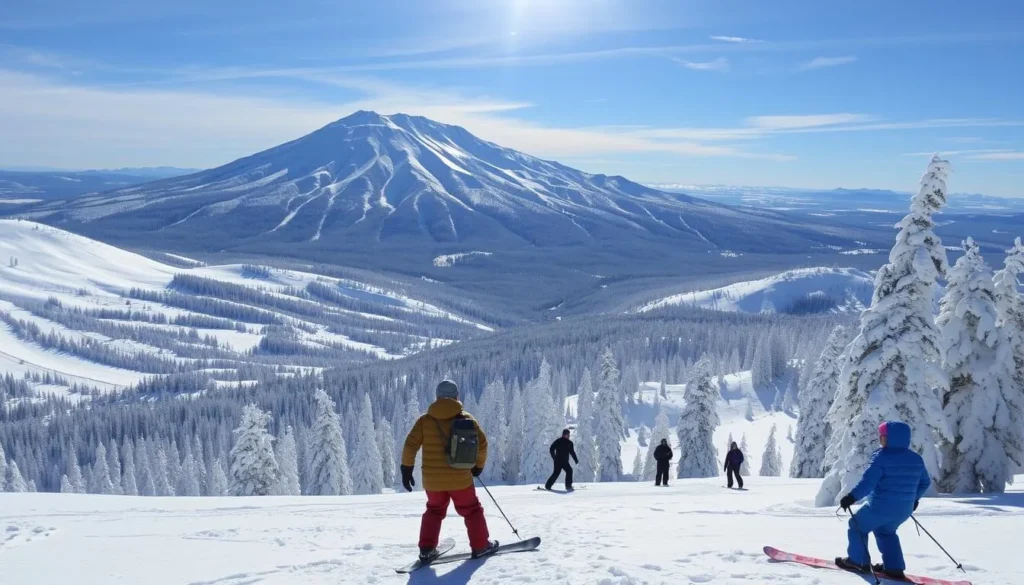 Enjoy winter sports in Mount Shasta