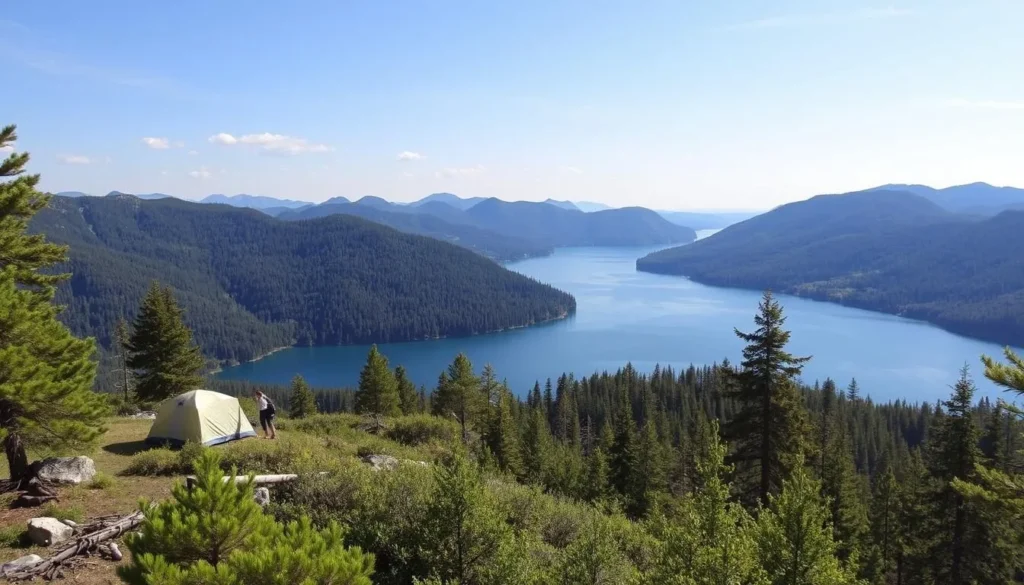 Experience the great outdoors with camping near Iron Mountain Reservoir.