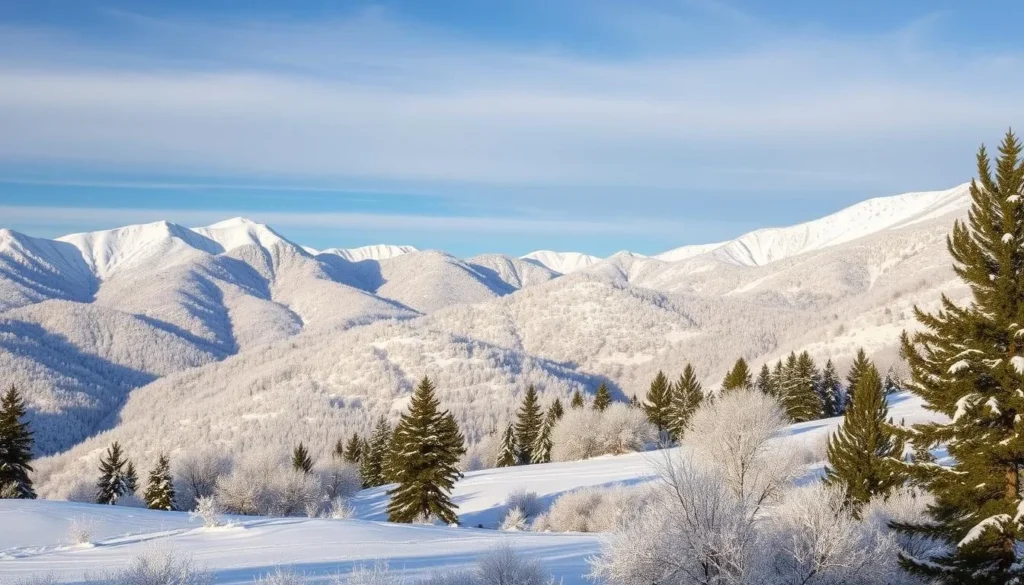 Experience the serene beauty of Tehachapi Mountains in winter