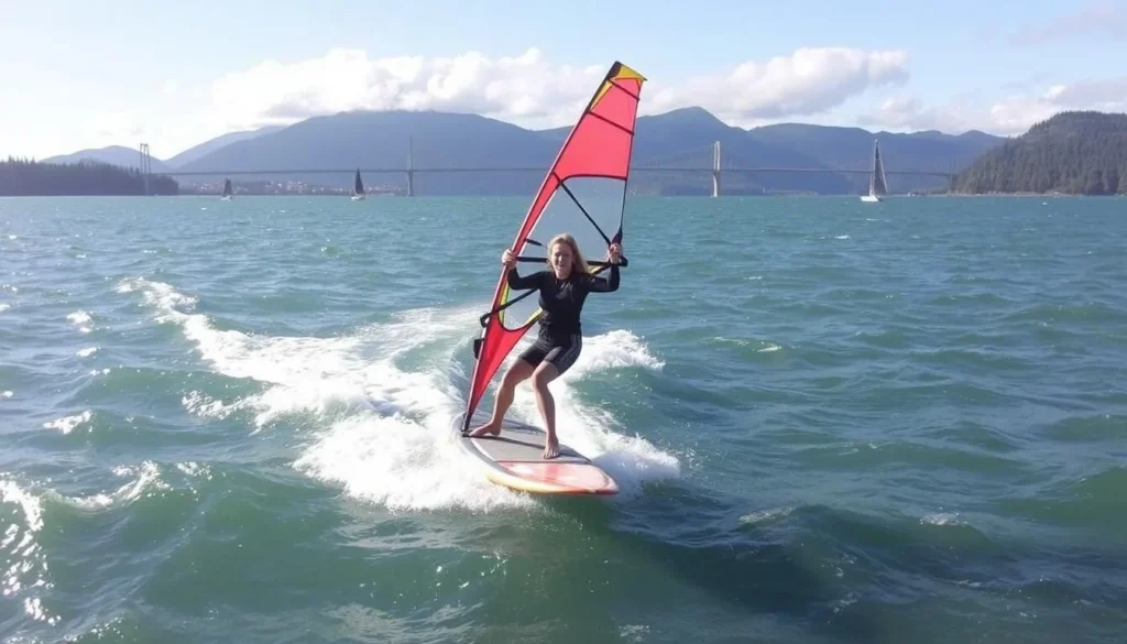 Experience windsurfing and kiteboarding in Hood River, known as the windsurfing capital of the world.