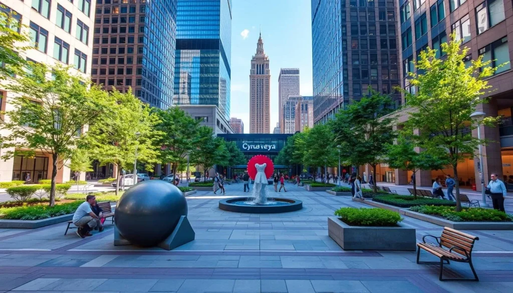 Explore Cyrus Avery Plaza