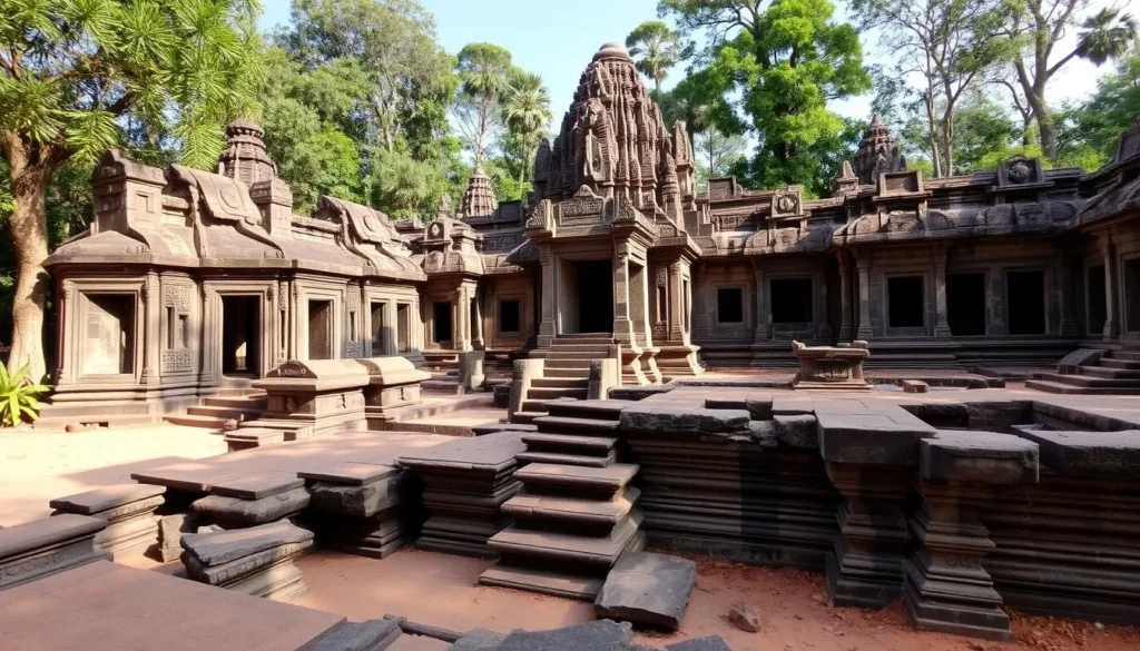Explore Koh Ker temple complex in Cambodia