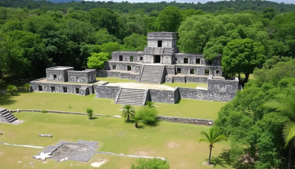 Explore Mayan ruins near Bacalar