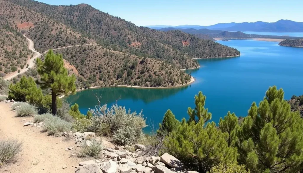 Explore Pine Flat Lake's scenic hiking trails
