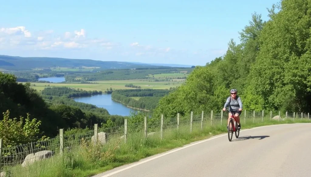 Explore Thurauen Nature Park cycling routes