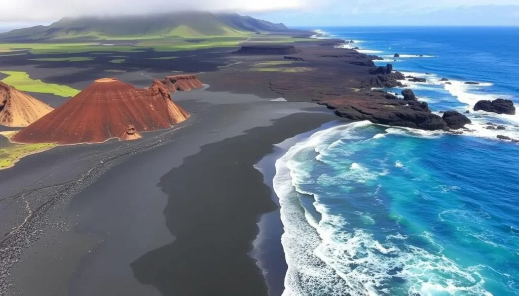 Explore the Big Island's black sand beaches