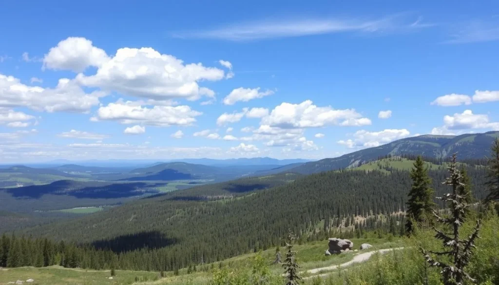 Explore the breathtaking landscapes of Custer-Gallatin National Forest through its scenic drives.