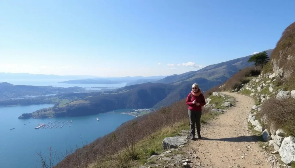 Explore the scenic hiking trails of Lavaux and enjoy the stunning views of Lake Geneva.